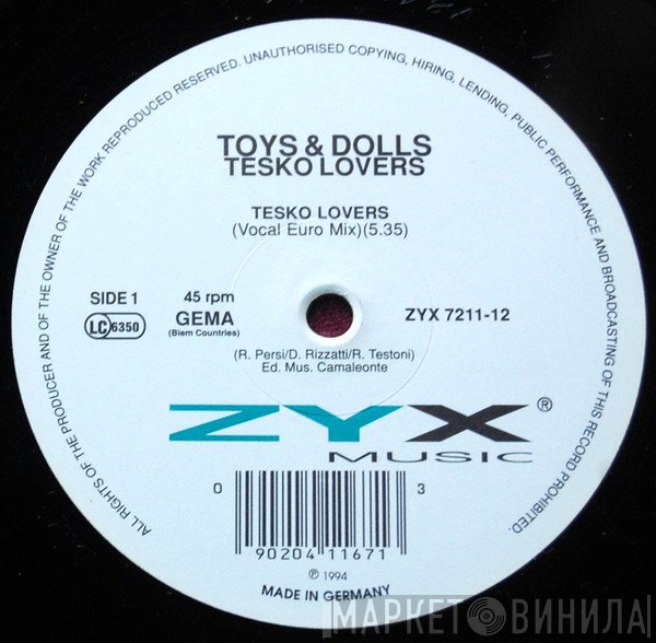 Toys & Dolls - Tesko Lovers