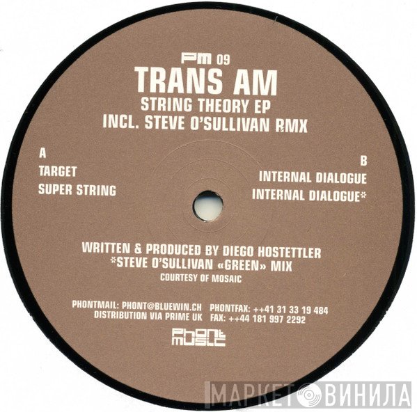 Trans Am  - String Theory EP