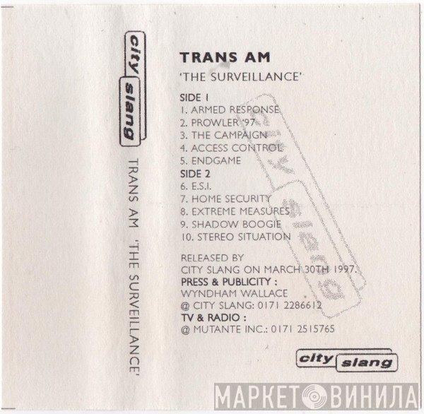 Trans Am  - The Surveillance