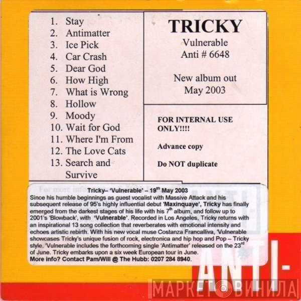 Tricky - Vulnerable