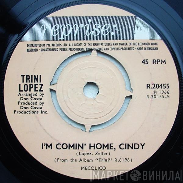 Trini Lopez - I'm Comin' Home, Cindy