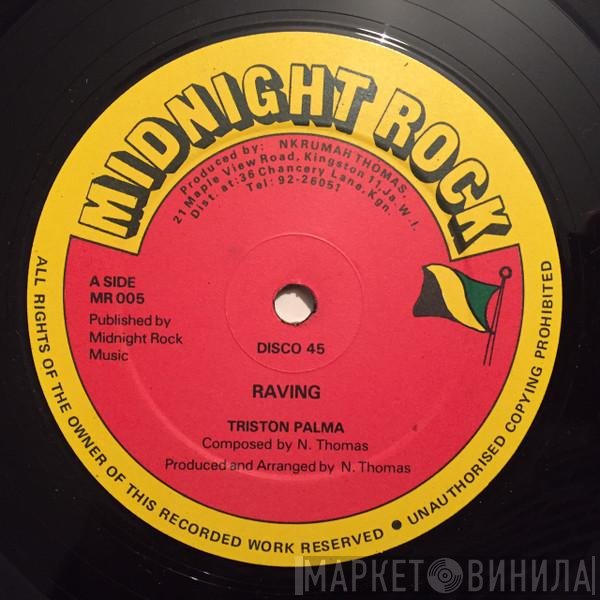 Tristan Palmer, Jah Thomas  - Raving / Dance In The Area