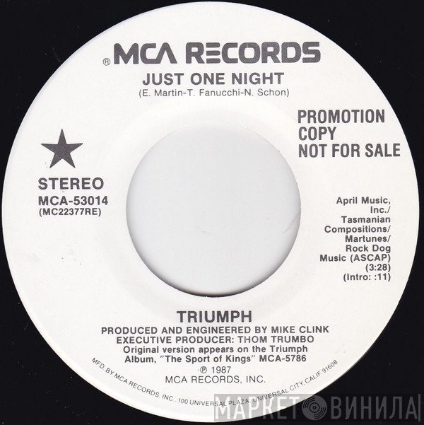 Triumph  - Just One Night
