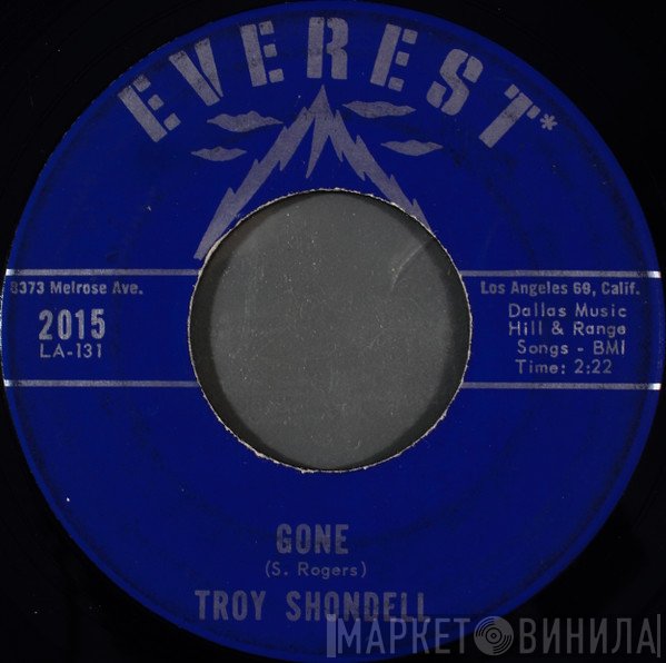 Troy Shondell  - Gone