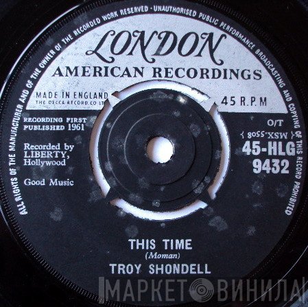 Troy Shondell - This Time