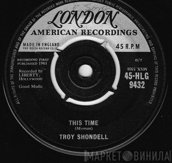 Troy Shondell - This Time