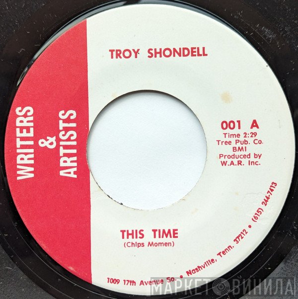 Troy Shondell  - This Time