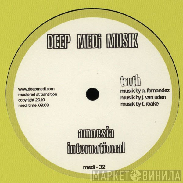 Truth   - Amnesia / International