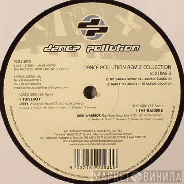 Tuneboy / The Raiders  - Dance Pollution Remix Collection Volume 3