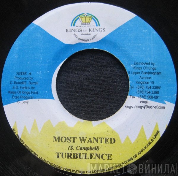 Turbulence , Conscious  - Most Wanted / Vanity Rush