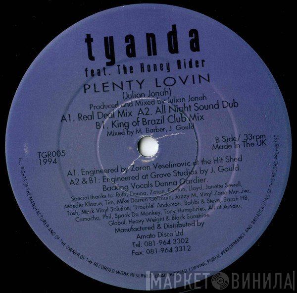 Tyanda, The Honey Rider - Plenty Lovin
