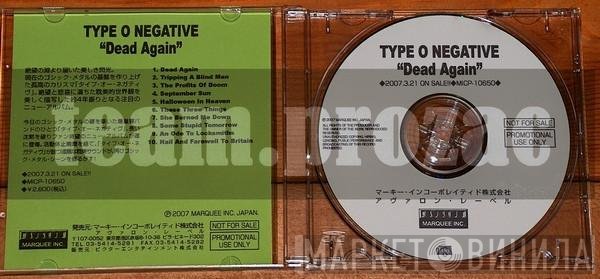 Type O Negative  - Dead Again