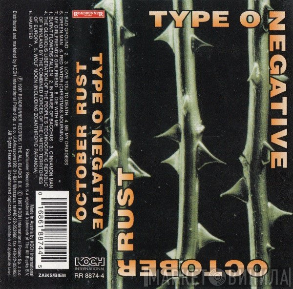 Type O Negative  - October Rust