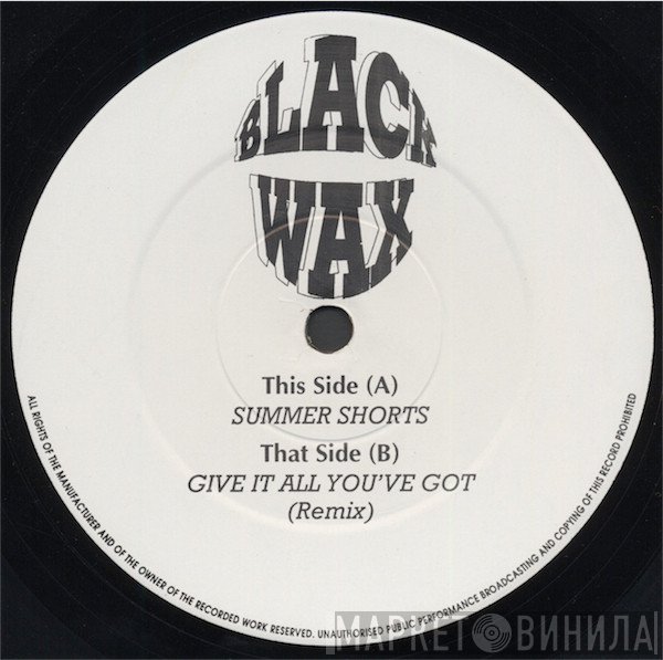 U.X.B.  - Summer Shorts / Give It All You've Got (Remix)