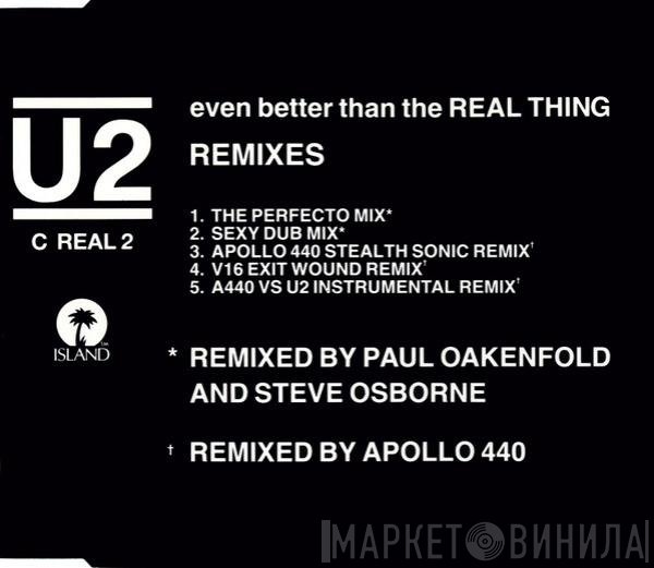 U2 - Even Better Than The Real Thing (Remixes)