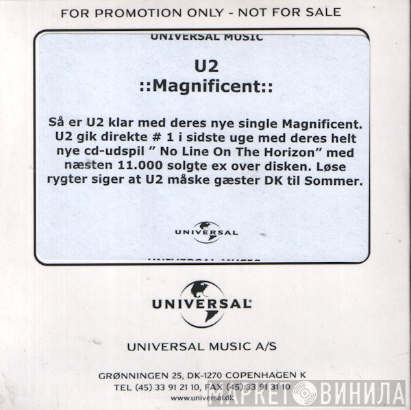 U2  - Magnificent