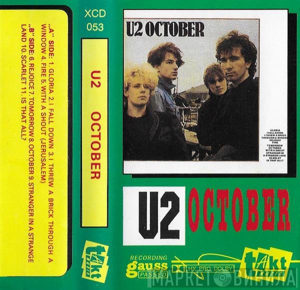 U2  - October