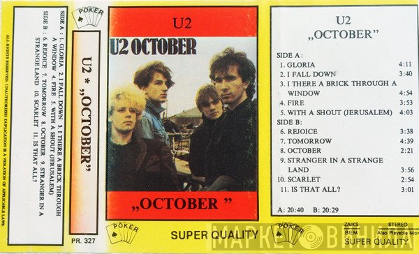U2  - October