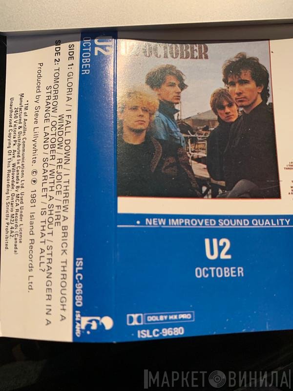 U2  - October