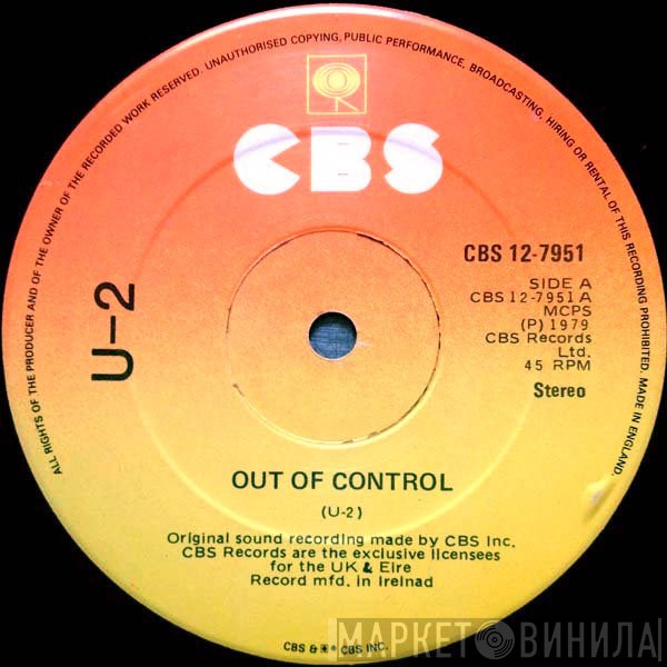 U2  - Out Of Control