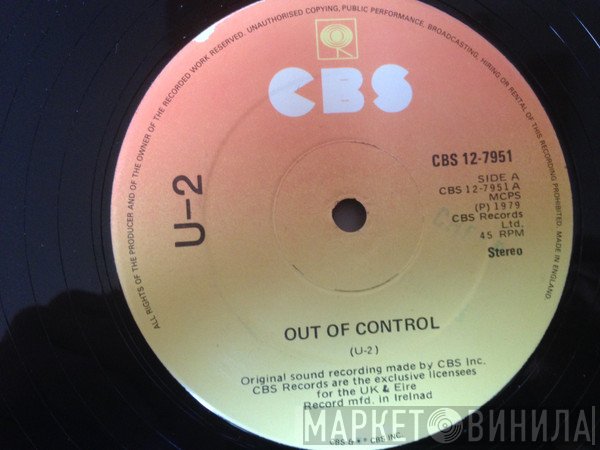 U2  - Out Of Control