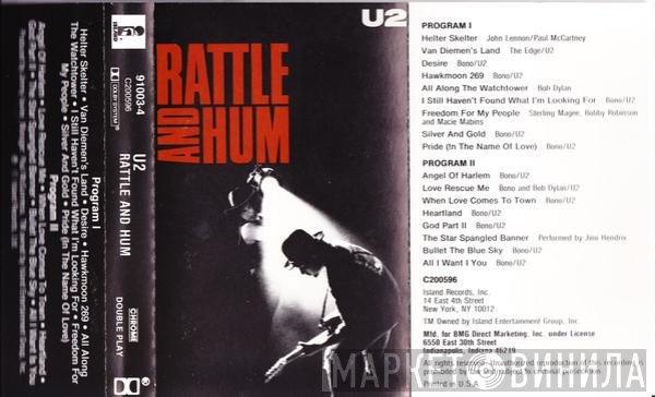 U2  - Rattle And Hum