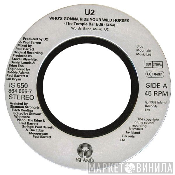 U2 - Who's Gonna Ride Your Wild Horses