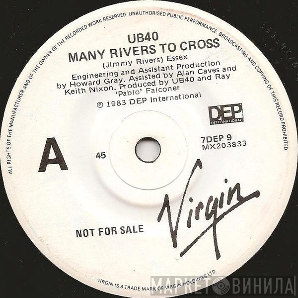 UB40  - Many Rivers To Cross