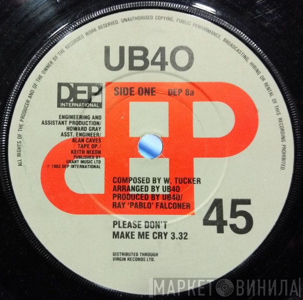 UB40 - Please Don't Make Me Cry