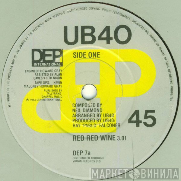 UB40 - Red Red Wine