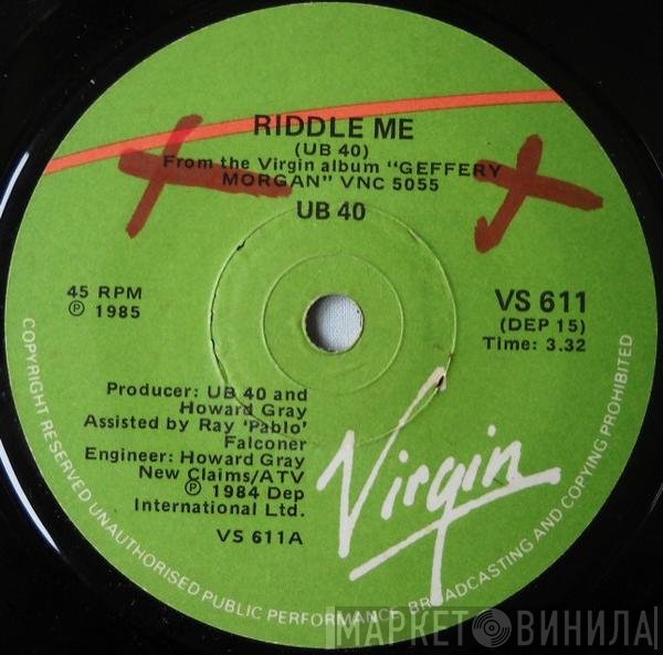 UB40  - Riddle Me