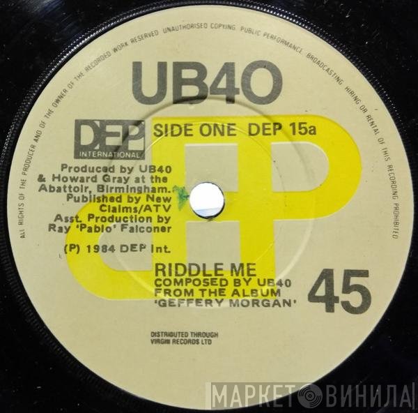 UB40  - Riddle Me