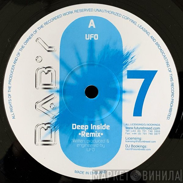UFO  - Deep Inside (Remixes)
