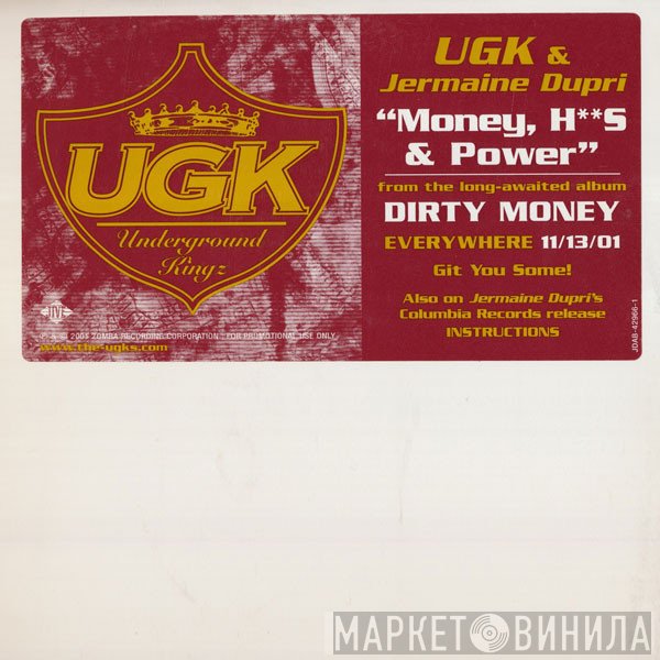 UGK, Jermaine Dupri - Money, H**s & Power