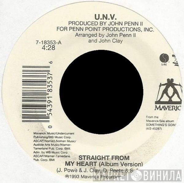 UNV - Straight From My Heart
