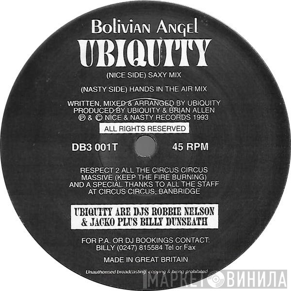 Ubiquity - Bolivian Angel