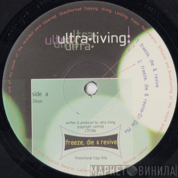 Ultra Living - Freeze, Die & Revive
