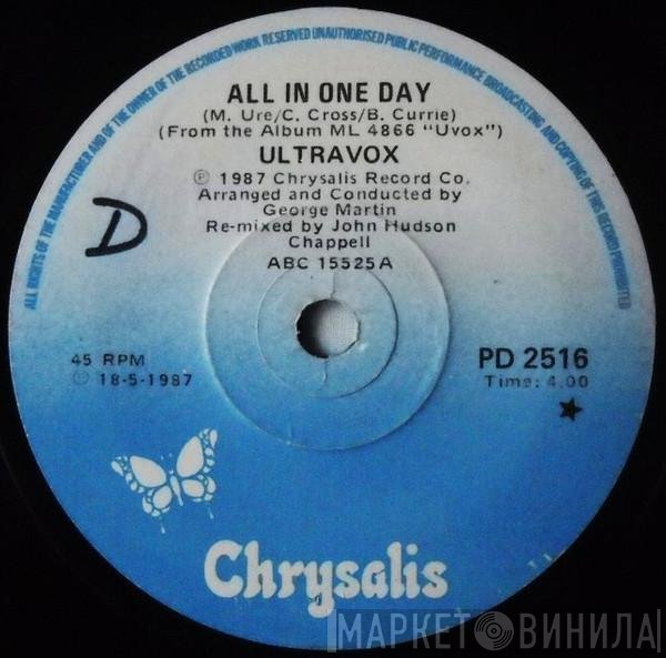 Ultravox  - All In One Day