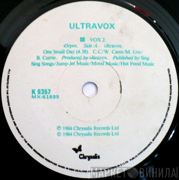 Ultravox  - One Small Day