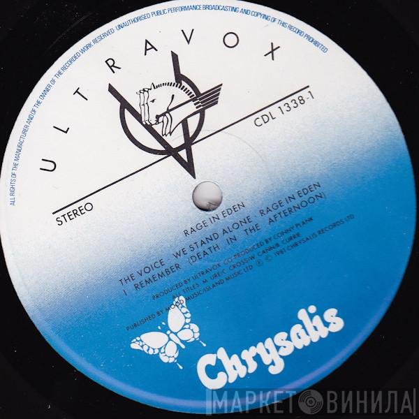 Ultravox  - Rage In Eden