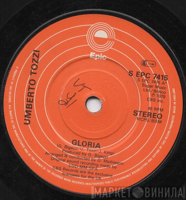 Umberto Tozzi - Gloria