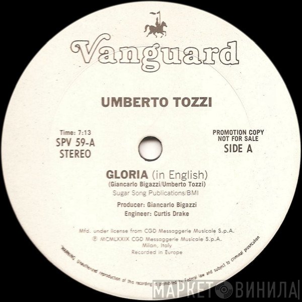 Umberto Tozzi  - Gloria
