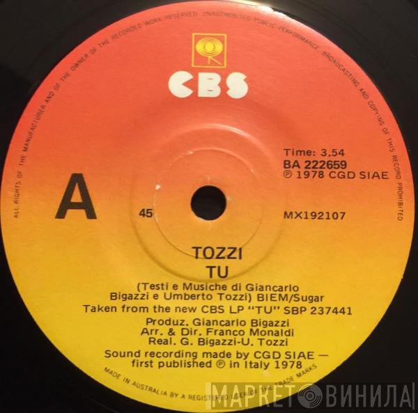Umberto Tozzi  - Tu