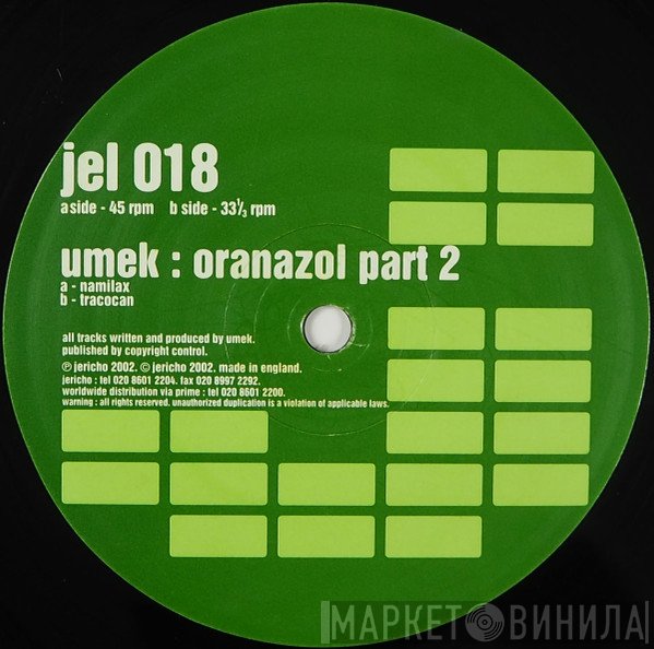 Umek  - Oranazol Part 2