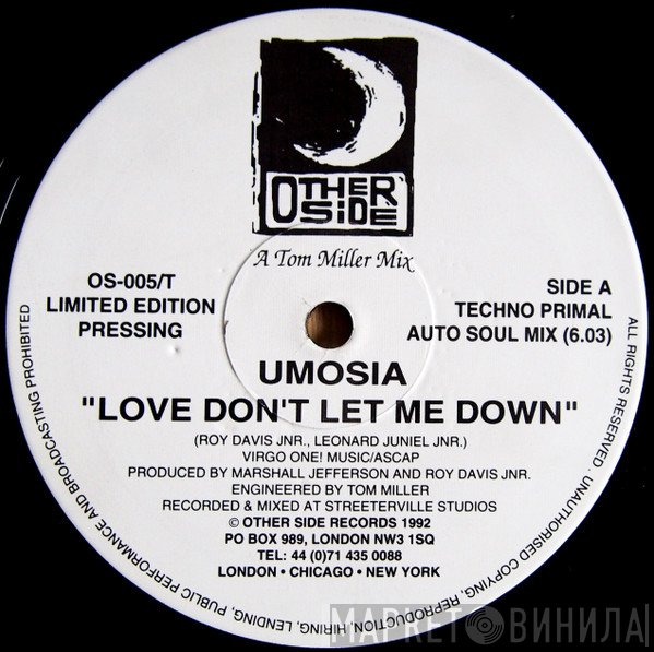 Umosia - Love Don't Let Me Down