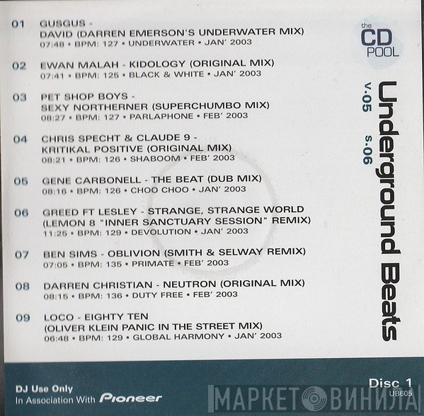  - Underground Beats (Series 6 Volume 5)