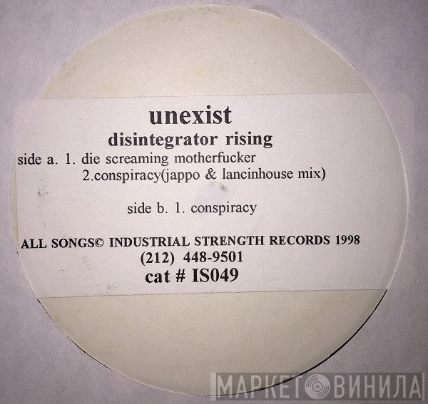 Unexist  - Disintegrator Rising