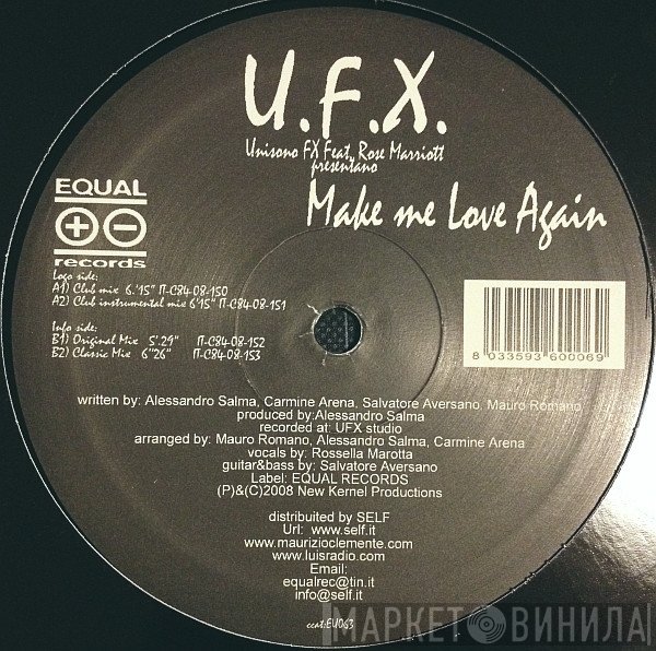 Unisono FX, Rose Marriot - Make Me Love Again