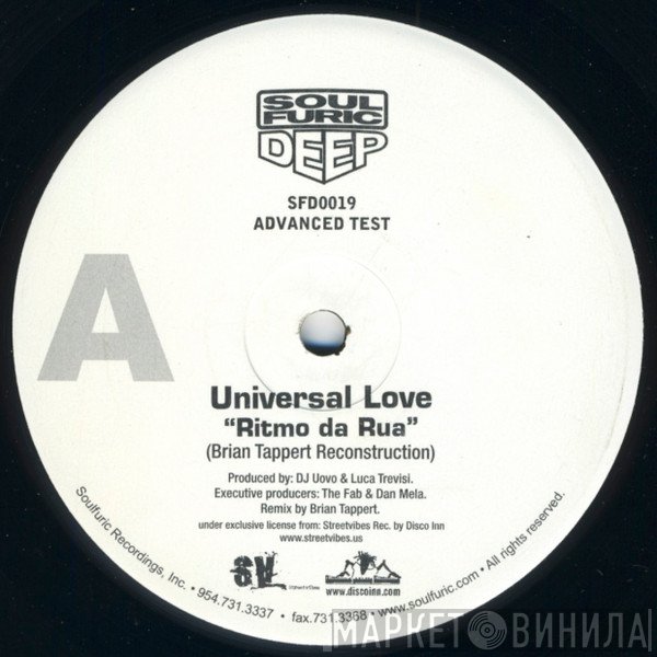 Universal Love  - Ritmo Da Rua (Brian Tappert Remixes)