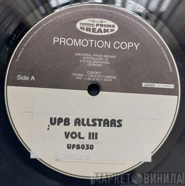  - Universal Prime Breaks Allstars Volume 3